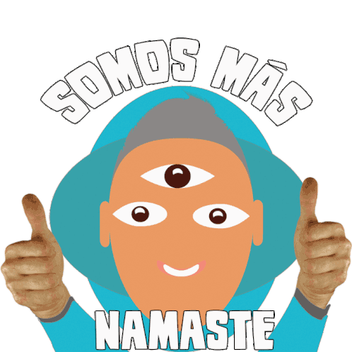 Somos Namaste Sticker - Somos Namaste Quintadimension Stickers