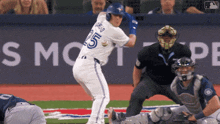 Toronto Blue Jays Daulton Varsho GIF - Toronto Blue Jays Daulton Varsho Baseball Hit GIFs