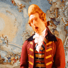 a man in a red jacket with the word roozilla on the sleeve