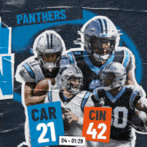 Cincinnati Bengals (42) Vs. Carolina Panthers (21) Fourth Quarter GIF - Nfl National Football League Football League GIFs