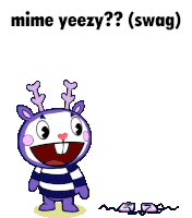 Happy Tree Friends Htf Sticker - Happy Tree Friends Htf Mime Stickers