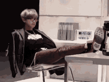 Chilling Resting GIF - Chilling Resting Chanyeol GIFs