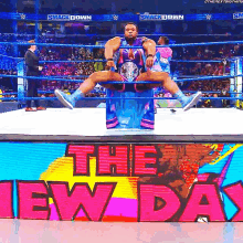 the new day big e wwe smack down wrestling