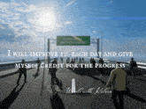 a sign that says personal improvement on it
