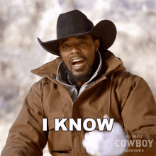 I Know Jamon Turner GIF - I Know Jamon Turner Ultimate Cowboy GIFs