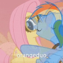 Orangeduo Rainbow Dash GIF - Orangeduo Rainbow Dash Fluttershy GIFs