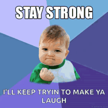 Stay Strong Fist Pump GIF - Stay Strong Fist Pump Kid GIFs