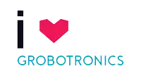 a logo that says i love grobotonics with a heart and arduino