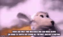 Two Mistakes Along The Way Road To Truth GIF - Two Mistakes Along The Way Road To Truth Dog GIFs