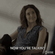 Now Youre Talking Youre Speaking GIF - Now Youre Talking Youre Speaking Smile GIFs