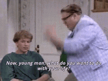 chris farley what do you want to do question life