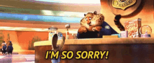 apology apologize sorry zootopia clawhauser