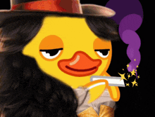 Zatanna Zatara Smoking Duck GIF