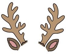 rafsdesign rafs84 rudolph antlers christmas
