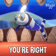 Youre Right Dr Paula The Pilot Fish GIF - Youre Right Dr Paula The Pilot Fish Blippi Wonders Educational Cartoons For Kids GIFs