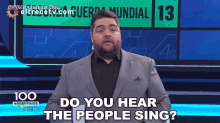 Do You Hear The People Singing Dario Barassi GIF - Do You Hear The People Singing Dario Barassi 100argentinos Dicen GIFs