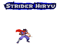 a video game called strider hiryu is being played on a computer