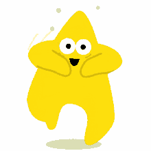 funder the sea starfish yellow excited hyper