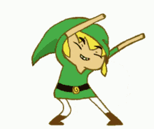 Toon Link Legend Of Zelda GIF - Toon Link Legend Of Zelda Dance GIFs