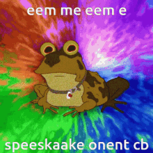 weed eem me eem e speeskaake onent cb frog
