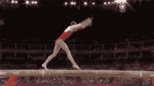 gymnastics balance beam flexile sports flip