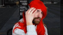 tradesmen g blow kiss twitch roleplay wig