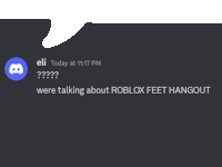 Roblox Feet Hangout Sticker