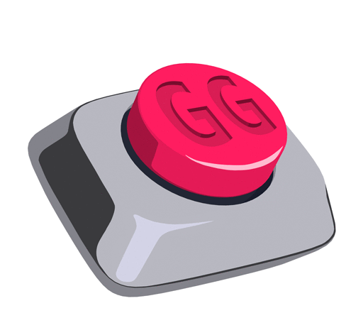 Gg Button Spray Valorant Sticker - Gg Button Spray Valorant Red Button Stickers