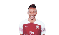 Pierre Emerick Aubameyang Thank You Lord Sticker - Pierre Emerick Aubameyang Thank You Lord Pointing Up Stickers