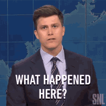 What Happened Here Saturday Night Live GIF - What Happened Here Saturday Night Live Weekend Update GIFs