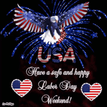 Happy Labor Day Weekend Labor Day Weekend2018 GIF - Happy Labor Day Weekend Labor Day Weekend2018 Eagle GIFs