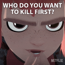 Who Do You Want To Kill First Nimona GIF - Who Do You Want To Kill First Nimona Chloë Grace Moretz GIFs
