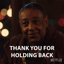 Thank You For Holding Back Leo Pap GIF - Thank You For Holding Back Leo Pap Giancarlo Esposito GIFs