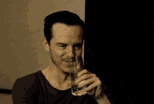 Andrew Scott Drink GIF - Andrew Scott Drink Water GIFs