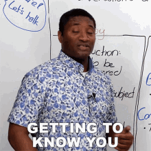 Getting To Know You James GIF