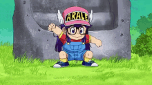 Arale Punch GIF - Arale Punch Strong GIFs