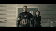 Capitan America Viuda Negra GIF - Capitan America Viuda Negra Avengers GIFs