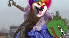 Clown Dog Idoge GIF - Clown Dog Idoge Internet Doge GIFs