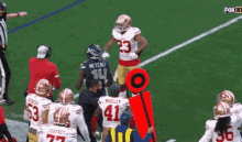 witherspoon dk metcalf dance 49ers vs seahawks