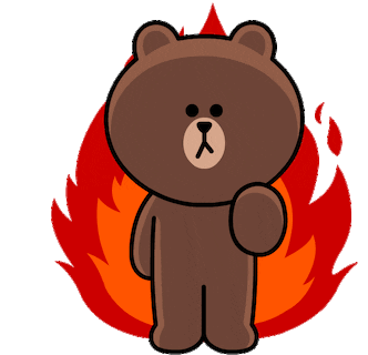 Line Bear Bear Love Sticker - Line Bear Bear Love Angry Stickers