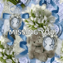 missing you feeling flowers missing you