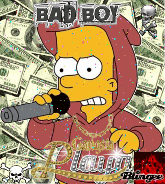 Sad Bart Stickers for Sale