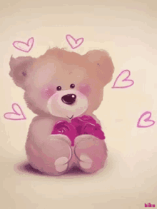 Cute Lil Bear Heart GIF - Cute Lil Bear Heart GIFs
