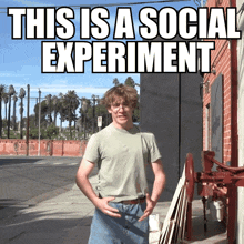 Social Experiment This Is A Social Experiment GIF