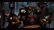 a pirate with a skull on his hat is surrounded by chains .