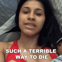 Such A Terrible Way To Die How Unfortunate GIF