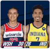 Washington Wizards (30) Vs. Indiana Pacers (26) First-second Period Break GIF - Nba Basketball Nba 2021 GIFs