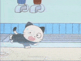 Tama And Friends Scared Of Water GIF - Tama And Friends Scared Of Water Bath GIFs