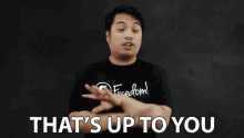 Up To You Your Choice GIF