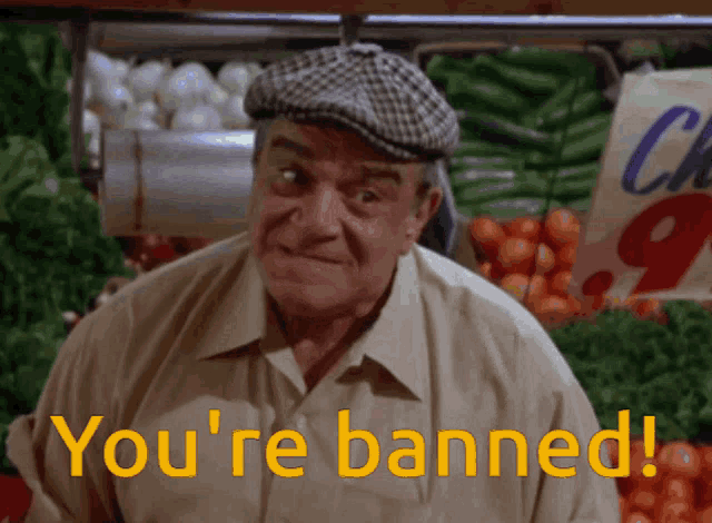 Seinfeld Youre Banned GIF - Seinfeld Youre Banned Banned - Discover & Share  GIFs